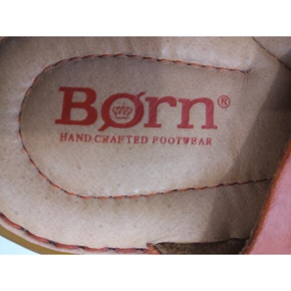 Born Leather Strap Buckle sandals Muted Orange Comfort Boho Sz 7 - Picture 8 of 8